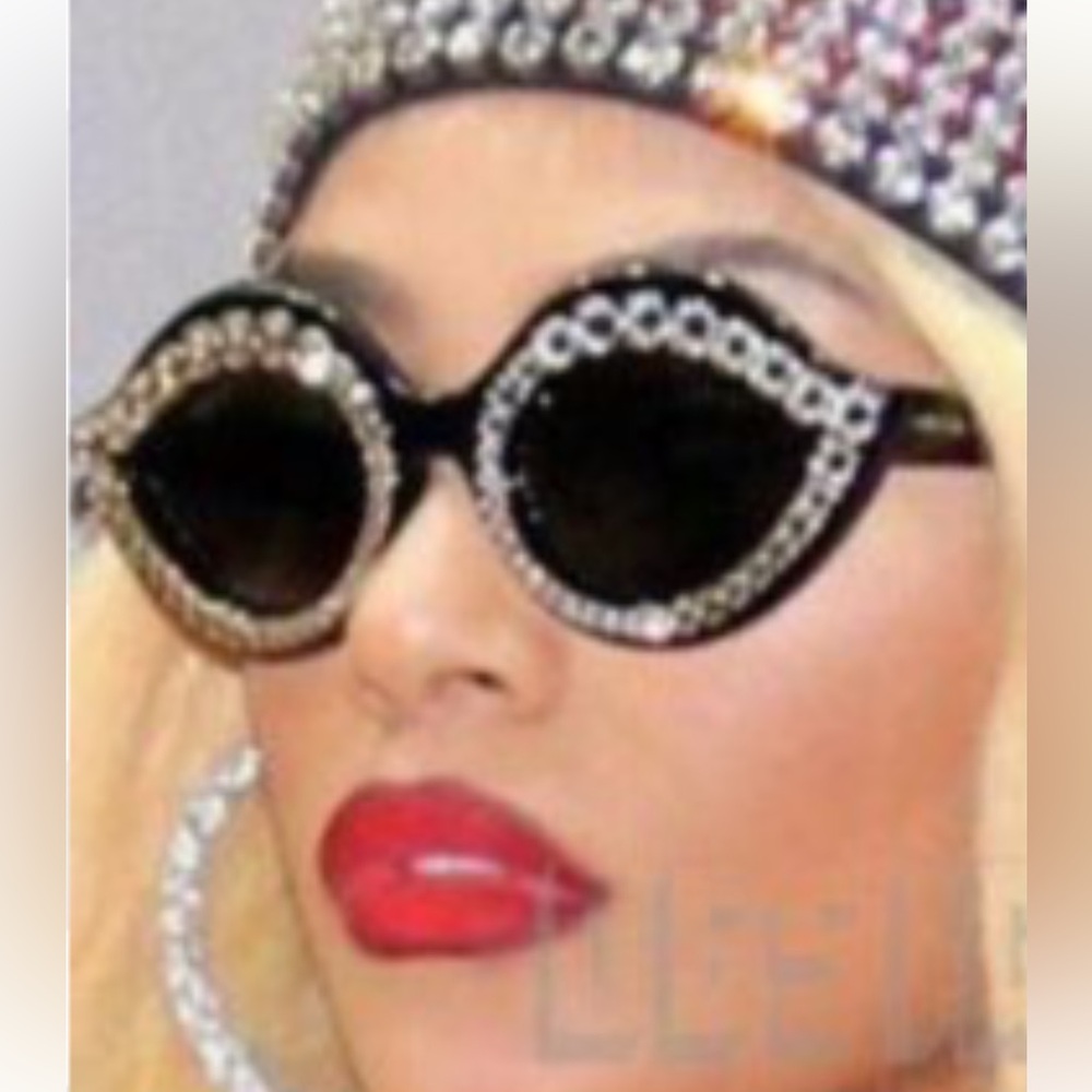 Gucci Lips Crystal Sunglasses